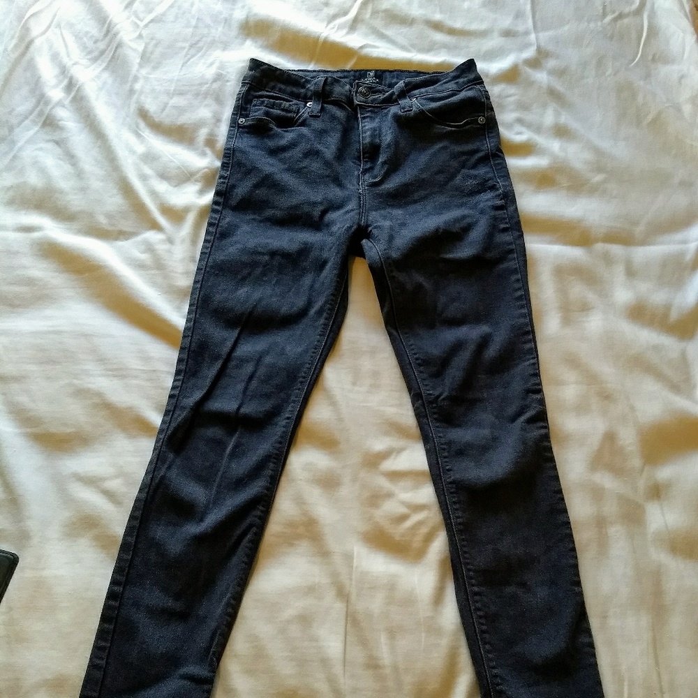 Just Black stretchy gray jeggings